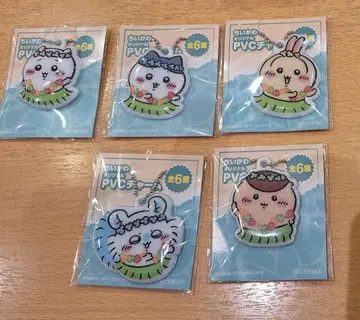 치이카와 (먼작귀) 세븐일레븐 pvc 참 5개와 산토리 씰 4종류