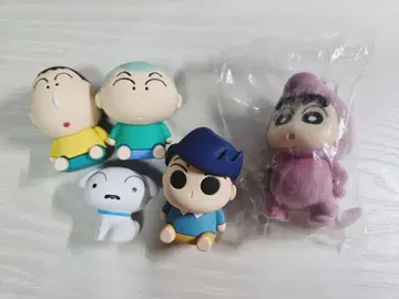짱구는 못말려 피규어 짱구 흰둥이 훈이 철수 맹구