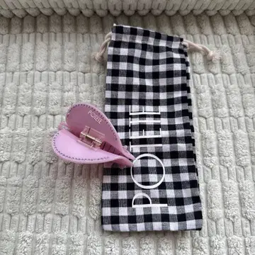 POTETE 하트 클립 큐빅 복조리 포함