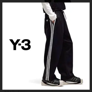 Y-3 M ES TP 쓰리 스트라이프 와이드 트랙 팬츠 XS