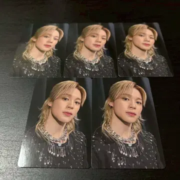 지민 BTS ARIRANG FESTA weverse 트레이딩 카드 5장 세트