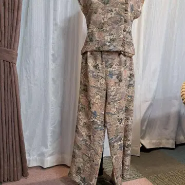 기모노 리메이크 셋업 프릴 옷깃