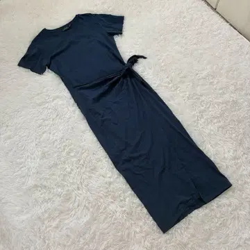 새상품급 폴로 랄프로렌 T셔츠 맥시 원피스 포니 자수 리본
