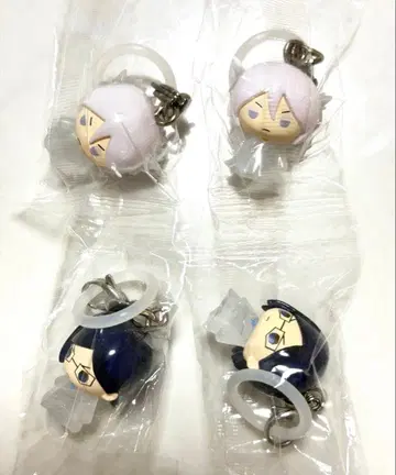 BLEACH 메지루시 액세서리 4개 세트 아이젠 루키아 x 3