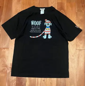 WHERE'S WALLY? 우프 셔츠 블랙 XL