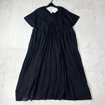 저널 스탠다드 25ss 택 포함 코튼 보일 카프탄 원피스 블랙