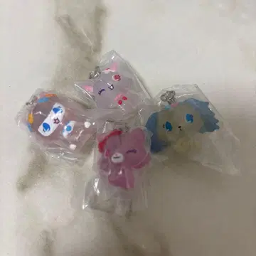 산리오 캐릭터즈 미니어처 참 4종 세트