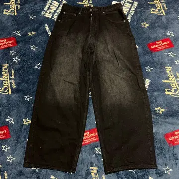 ZARA 배기핏 데님 팬츠 블랙