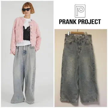 PRANK PROJECT 로우 크로치 루즈 데님