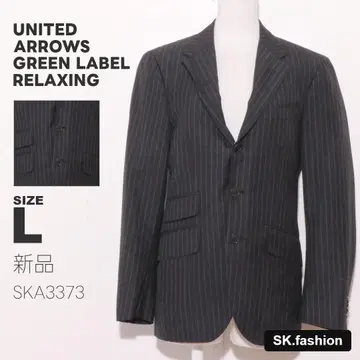 새상품 UNITED ARROWS 아우터 테일러드 긴팔 스트라이프 패턴