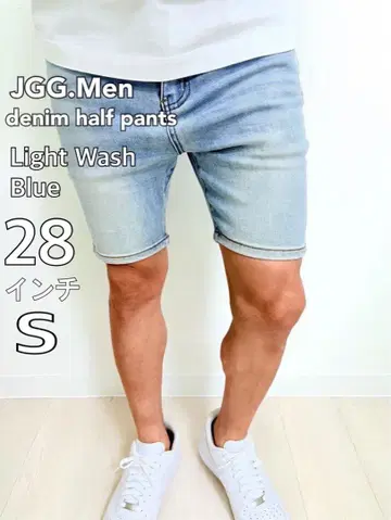 JGG.Men 제깅맨 하프 팬츠 숏 팬츠 데님 lbws