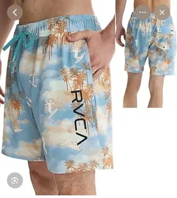 RVCA 서프 팬츠 하프 팬츠 수륙 양용