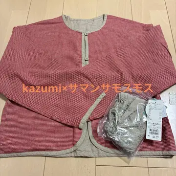 kazumi x 사만사 모스모스 리버서블 자켓 레드
