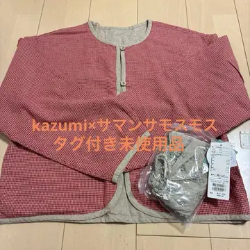 kazumi x 사만사 모스모스 리버서블 자켓 레드