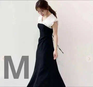 COCODEAL 세일러 카라 도킹 머메이드 원피스