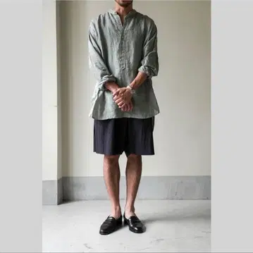 MAATEE&SONS 도S 린넨 셔츠 TAKESUMI 3