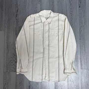 vintage 이탈리아군 프리즈너 스트라이프 셔츠