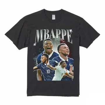 Kylian Mbappe 킬리안 음바페 티셔츠 랩 티셔츠 축구