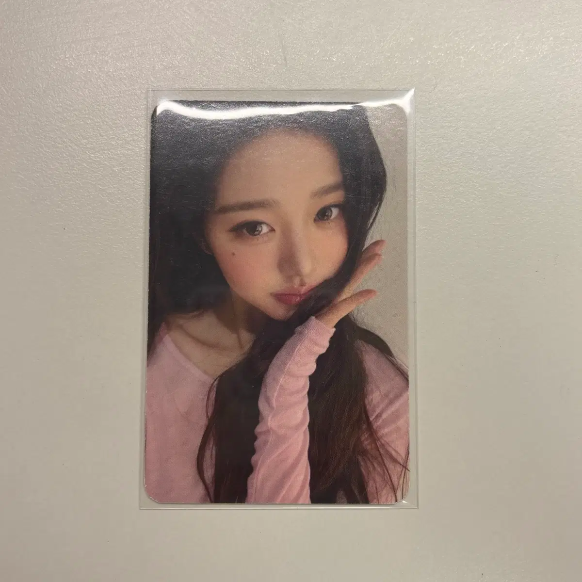 중국 한정 장원영 어뮤즈 포카