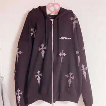 REFLEM 크로스 올 패턴 큐빅 후드티