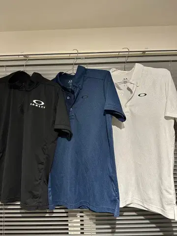 OAKLEY 오클리 골프 셔츠 피케 셔츠 3장 세트