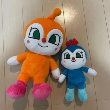 호빵맨 짤랑이 자몽이 봉제 인형 세트