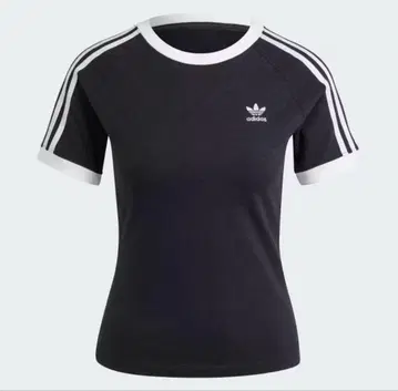 adidas 쓰리 스트라이프 슬림 래글런 반팔 T셔츠 XL