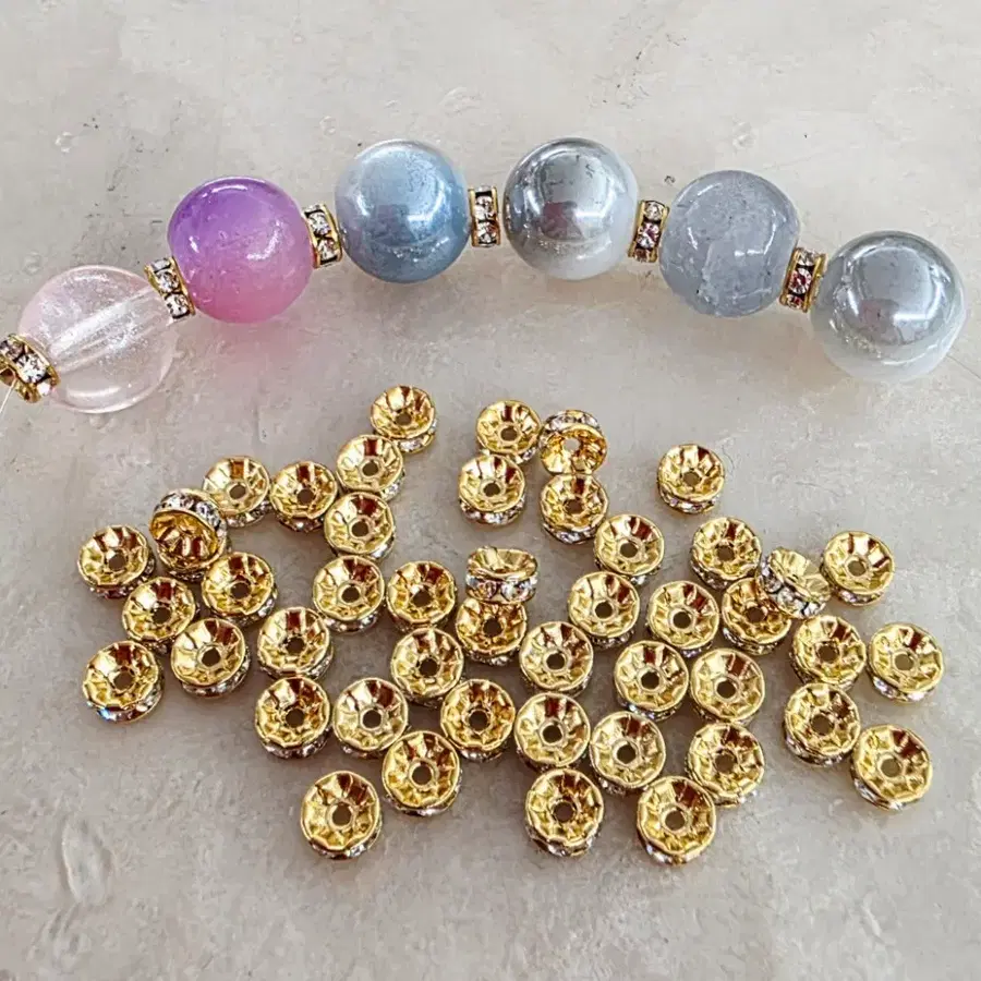 론델비즈 골드큐빅 5mm 53개 일괄