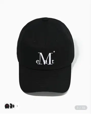 MUCENT 캡 블랙 미사용 새상품