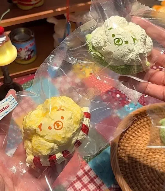 디저터샵 샤오홍슈 팝콘 쿠마 말랑이