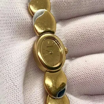 작동 SEIKO 세이코 브레스워치 손목시계 골드 1E20 5590