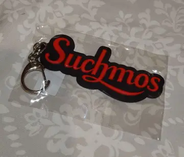 Suchmos 로고 러버 키 체인 키링 빨간색 레드 공식 새상품