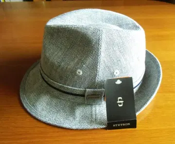 [ 새상품 STETSON 남성용 모자 ] 린넨 100%로 통기성이 좋은 일본제 모자