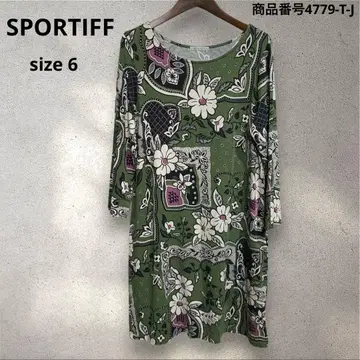 SPORTIFF 꽃무늬 튜닉 원피스 사이즈 6
