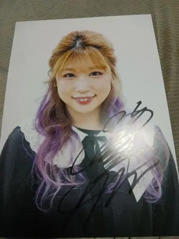 스타덤 나카노 타무 포트레이트 사인 포함