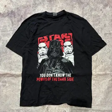 00's vintage STAR WARS 티셔츠 다스 베이더 프린트