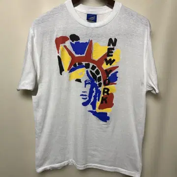 80s NEW YORK 자유의 여신 아트 빈티지 ART T셔츠