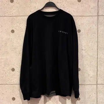 Cronos 크로노스 롱t 블랙 롱셔츠 티셔츠