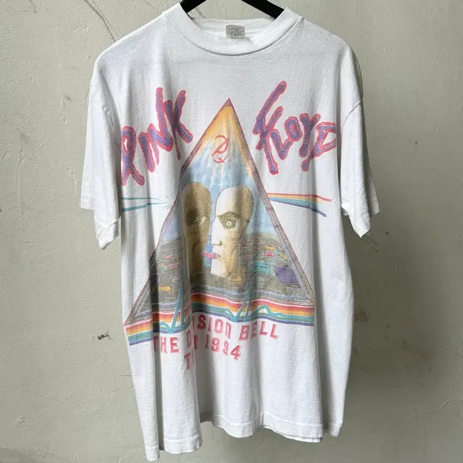 [XL] 90's 빈티지 핑크플로이드 디비전벨 티셔츠 빈티지 밴드티 싱글스티치