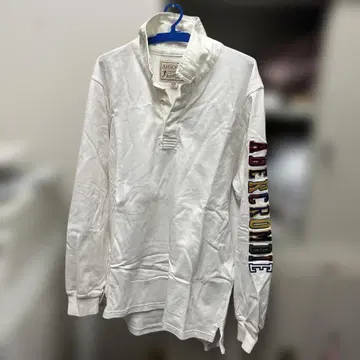 Abercrombie & Fitch 라거 셔츠 화이트 XXL