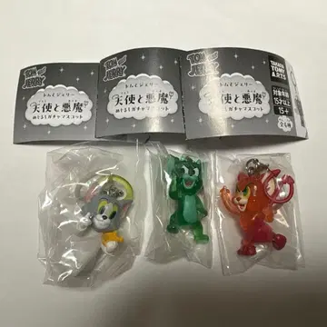 톰과 제리 천사와 악마 메지루시 가챠 마스코트