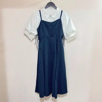 axes femme 오버롤 스커트 세트