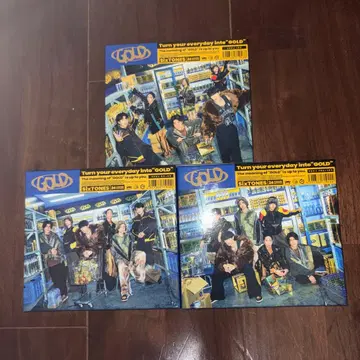 SixTONES GOLD Bluray 초회반 A, B, 일반ver 3형태