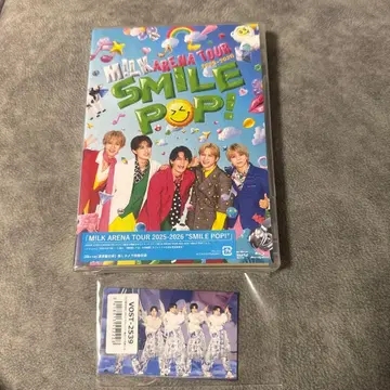 미개봉 M!LK SMILE POP! 블루레이 일반 버전 (트레이딩 카드 포함)