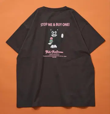 [ 미착용 택 포함 ] FREAK'S STORE 캣 프린트 반팔 T셔츠