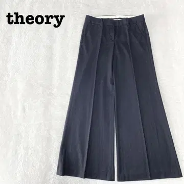 DE0803 [띠어리 theory] 슬랙스 [2] 와이드 플레어 센터 프레스