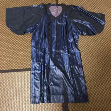 여성용 겉옷 광택감 있는 네이비
