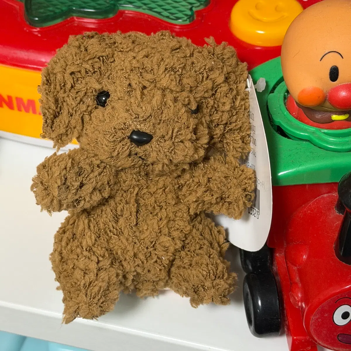 일본 고전 시나다 푸들 강아지 인형 키링 (새상품)