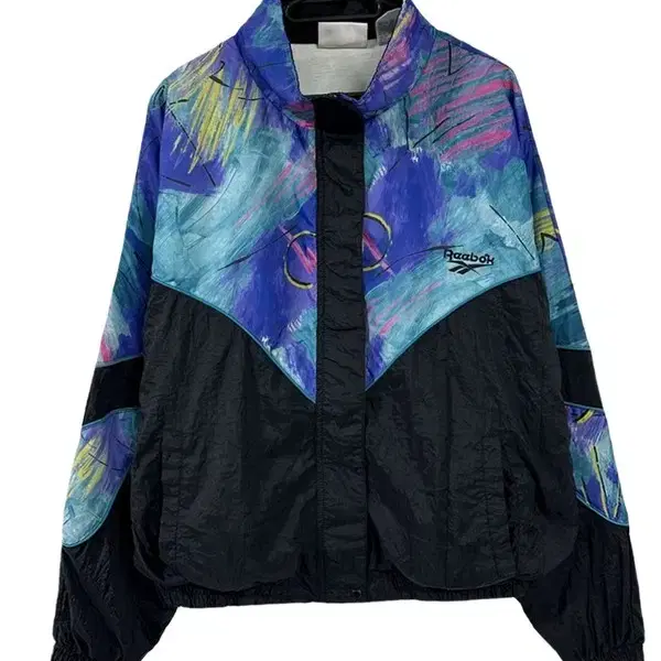 [L] REEBOK 80-90s 빈티지 크롭 하이넥 바람막이자켓
