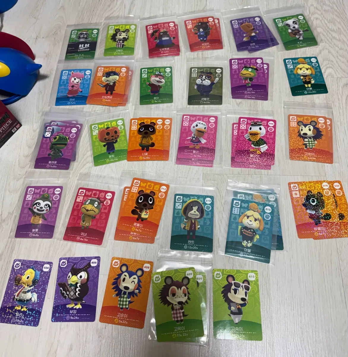 닌텐도 동물의숲 NPC 아미보카드 amiibo